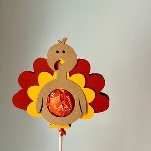 Thanksgiving Turkey Lollipop Holder